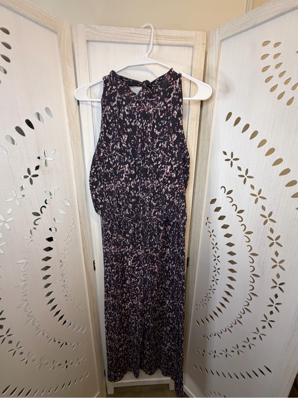 Target Sleeveless Floral Halter Neck Jumpsuit